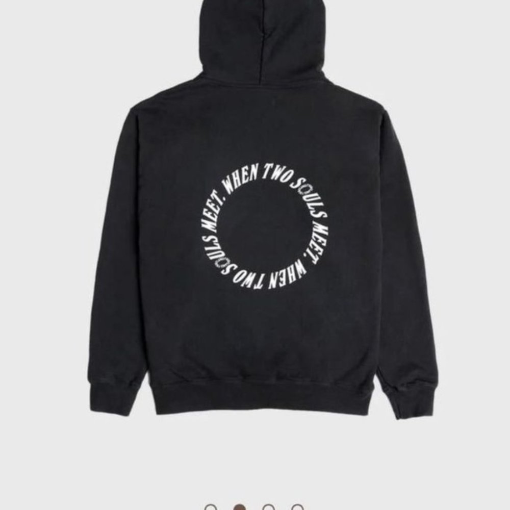 Twin flames Black Hoodie